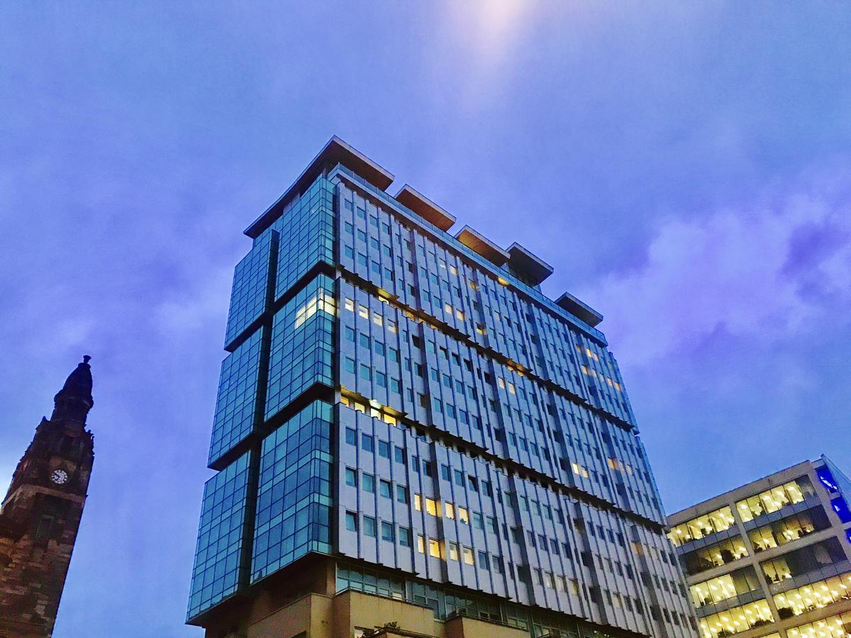 Glasgow Central Station Skyline Apartment With Parking Bagian luar foto