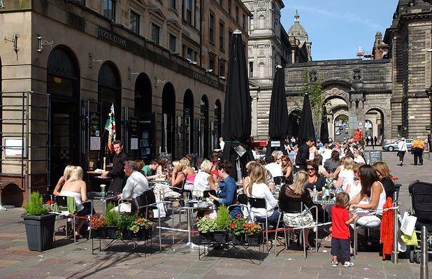 Glasgow Central Station Skyline Apartment With Parking Ruang foto