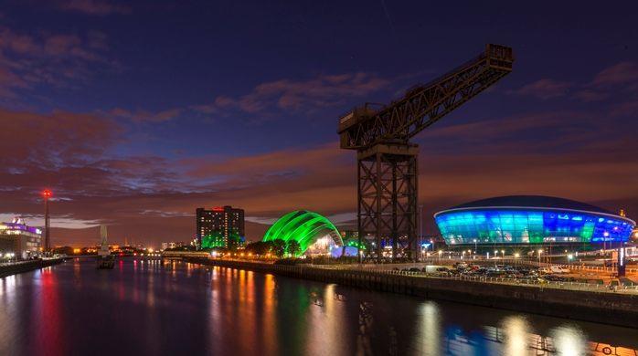 Glasgow Central Station Skyline Apartment With Parking Ruang foto