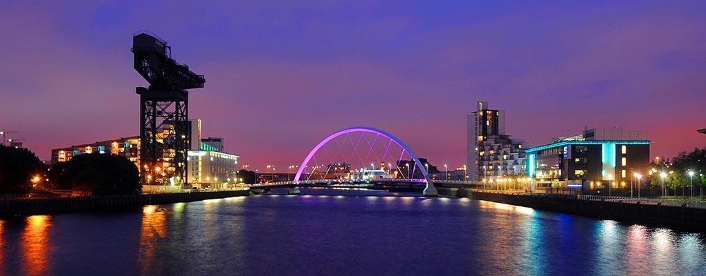 Glasgow Central Station Skyline Apartment With Parking Ruang foto