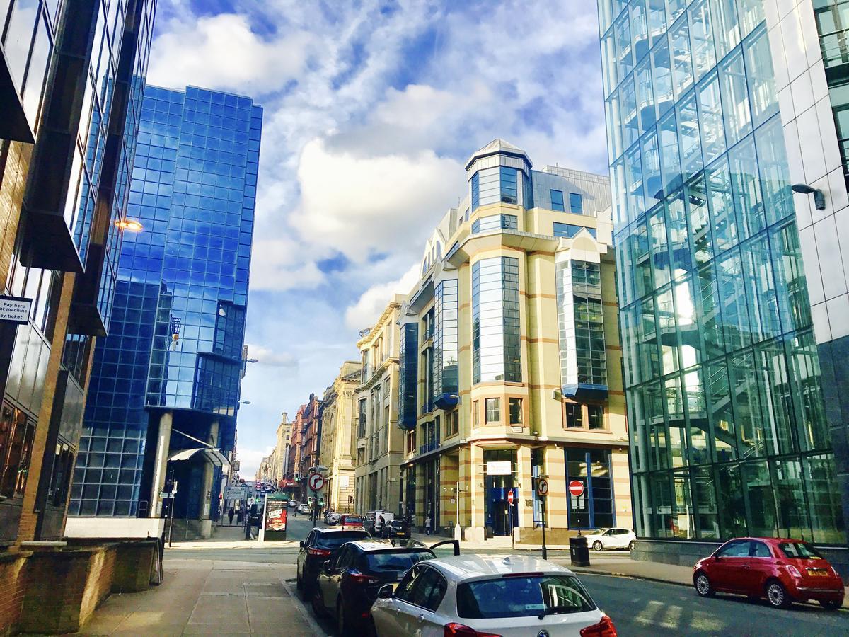 Glasgow Central Station Skyline Apartment With Parking Bagian luar foto