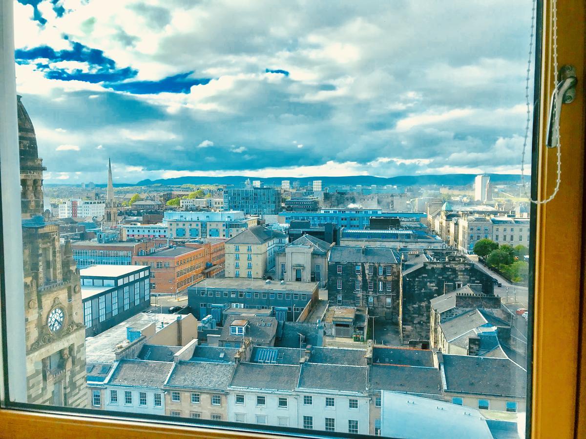 Glasgow Central Station Skyline Apartment With Parking Bagian luar foto