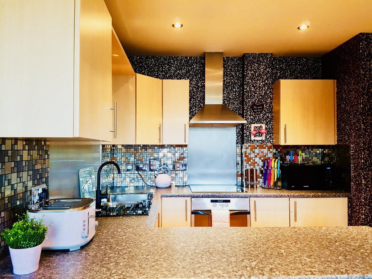 Glasgow Central Station Skyline Apartment With Parking Bagian luar foto