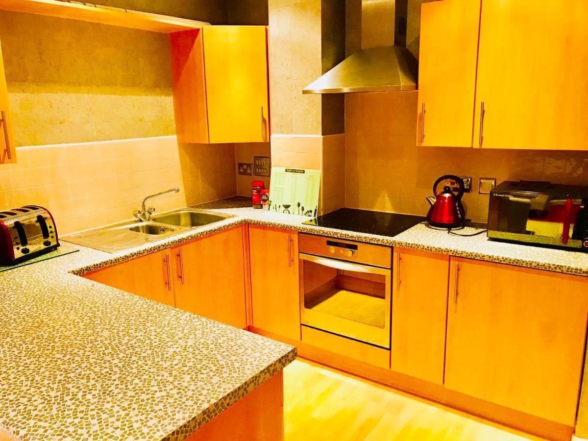 Glasgow Central Station Skyline Apartment With Parking Ruang foto